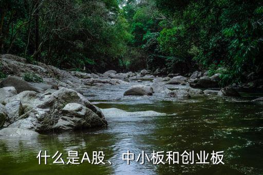 什么是A股、中小板和創(chuàng)業(yè)板
