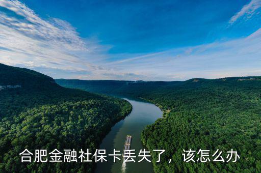 金融社保卡丟了怎么辦,合肥金融社?？▉G失了