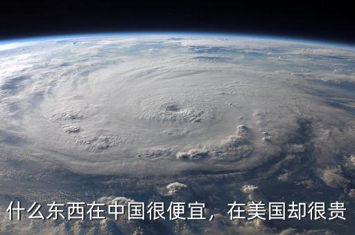 什么東西在中國(guó)很便宜，在美國(guó)卻很貴