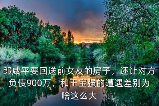 郎咸平要回送前女友的房子，還讓對方負(fù)債900萬，和王寶強(qiáng)的遭遇差別為啥這么大