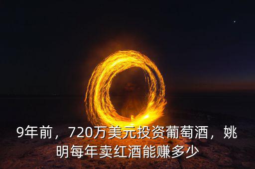9年前，720萬(wàn)美元投資葡萄酒，姚明每年賣紅酒能賺多少