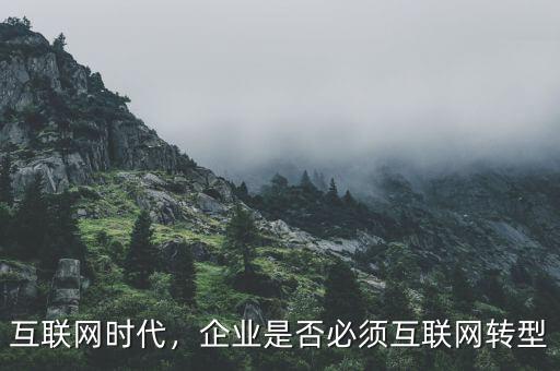 互聯(lián)網時代，企業(yè)是否必須互聯(lián)網轉型
