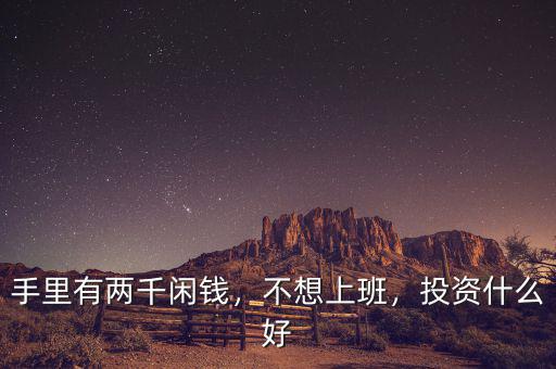 手里有兩千閑錢(qián)，不想上班，投資什么好