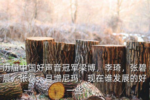 歷屆中國(guó)好聲音冠軍梁博，李琦，張碧晨，張磊，旦增尼瑪，現(xiàn)在誰(shuí)發(fā)展的好一些