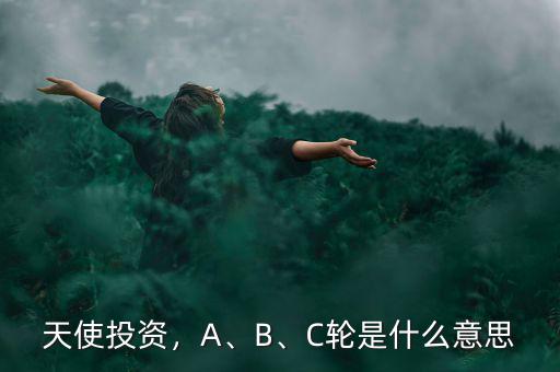 天使投資，A、B、C輪是什么意思