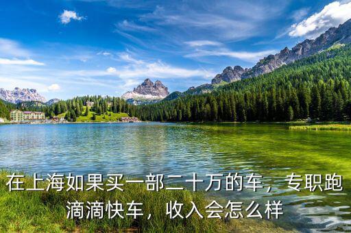 在上海如果買一部二十萬的車，專職跑滴滴快車，收入會(huì)怎么樣