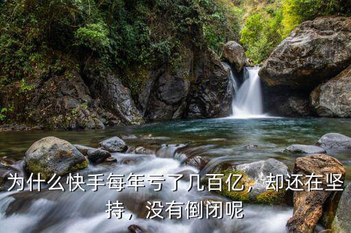 為什么快手每年虧了幾百億，卻還在堅持，沒有倒閉呢
