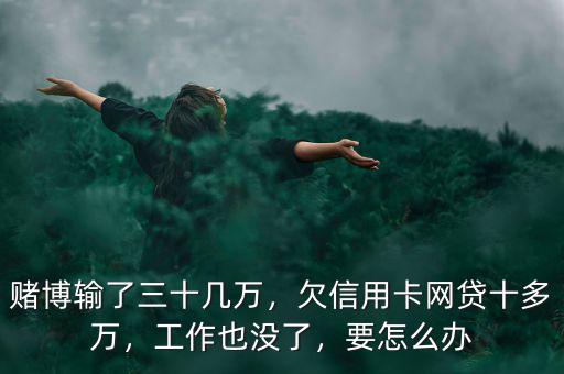 賭徒欠下信用卡十多萬應該怎么辦,信用卡加網貸欠了五六十萬