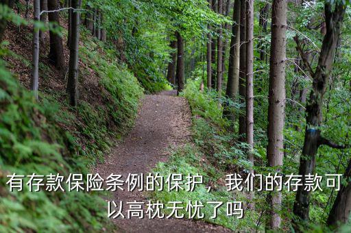 有存款保險條例的保護，我們的存款可以高枕無憂了嗎