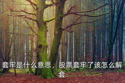 套牢是什么意思，股票套牢了該怎么解套