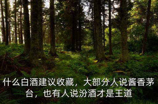 什么白酒建議收藏，大部分人說(shuō)醬香茅臺(tái)，也有人說(shuō)汾酒才是王道