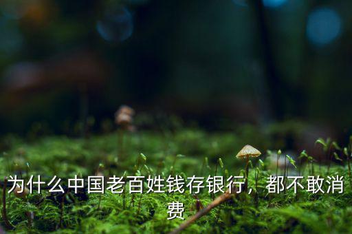 為什么中國老百姓錢存銀行，都不敢消費(fèi)