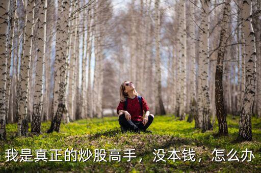 我是真正的炒股高手，沒本錢，怎么辦
