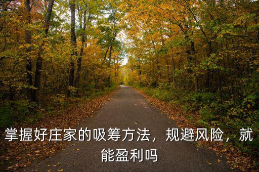 掌握好莊家的吸籌方法，規(guī)避風險，就能盈利嗎