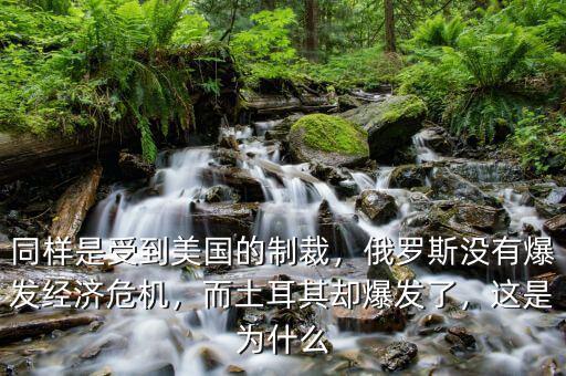 同樣是受到美國的制裁，俄羅斯沒有爆發(fā)經(jīng)濟(jì)危機(jī)，而土耳其卻爆發(fā)了，這是為什么