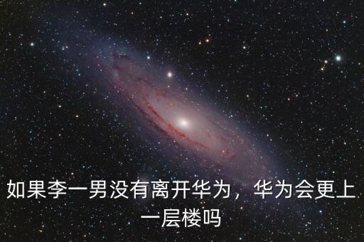 如果李一男沒有離開華為，華為會更上一層樓嗎