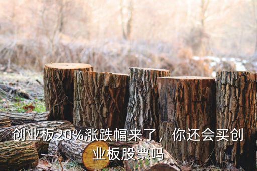 創(chuàng)業(yè)板20%漲跌幅來了，你還會(huì)買創(chuàng)業(yè)板股票嗎