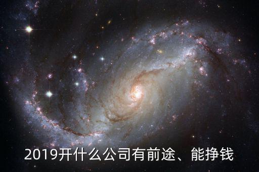 2019開(kāi)什么公司有前途、能掙錢