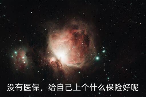 沒有醫(yī)保，給自己上個什么保險好呢