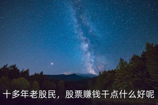 十多年老股民，股票賺錢干點什么好呢