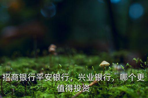 為什么看好興業(yè)銀行,招商銀行。平安銀行
