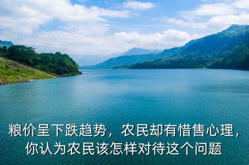 糧價(jià)呈下跌趨勢(shì)，農(nóng)民卻有惜售心理，你認(rèn)為農(nóng)民該怎樣對(duì)待這個(gè)問(wèn)題