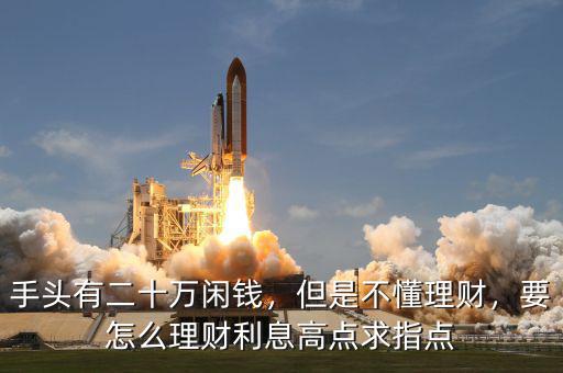 手頭有二十萬(wàn)閑錢，但是不懂理財(cái)，要怎么理財(cái)利息高點(diǎn)求指點(diǎn)
