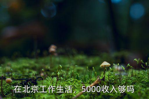 在北京工作生活，5000收入夠嗎