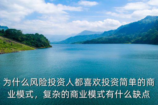 風險投資人是什么,復(fù)雜的商業(yè)模式有什么缺點
