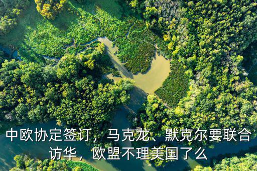 中歐協(xié)定簽訂，馬克龍、默克爾要聯(lián)合訪華，歐盟不理美國了么
