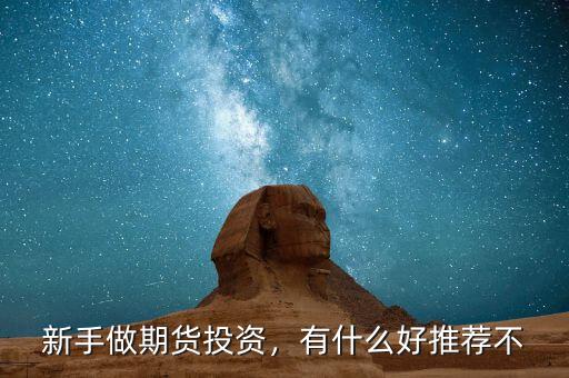 新手做期貨投資，有什么好推薦不