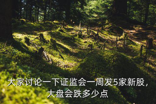 大家討論一下證監(jiān)會(huì)一周發(fā)5家新股，大盤會(huì)跌多少點(diǎn)