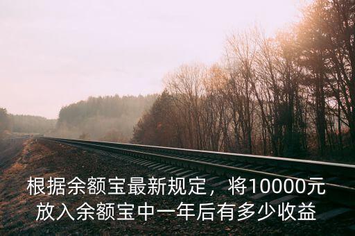 根據(jù)余額寶最新規(guī)定，將10000元放入余額寶中一年后有多少收益
