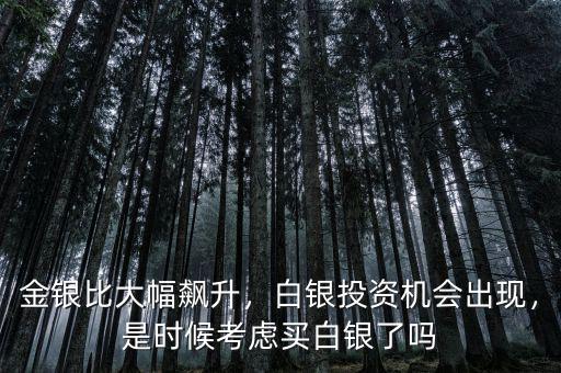 金銀比大幅飆升，白銀投資機(jī)會(huì)出現(xiàn)，是時(shí)候考慮買白銀了嗎