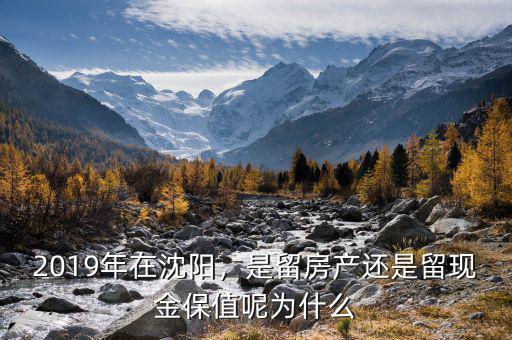 2019年在沈陽，是留房產(chǎn)還是留現(xiàn)金保值呢為什么