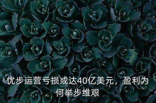 優(yōu)步運(yùn)營(yíng)虧損或達(dá)40億美元，盈利為何舉步維艱