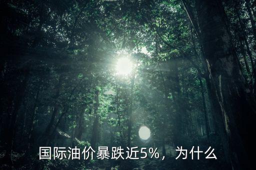 國(guó)際油價(jià)暴跌近5%，為什么