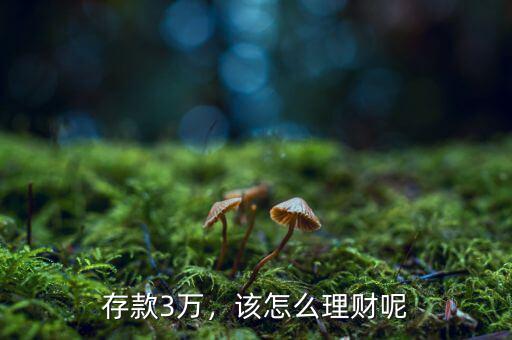 存款3萬，該怎么理財(cái)呢