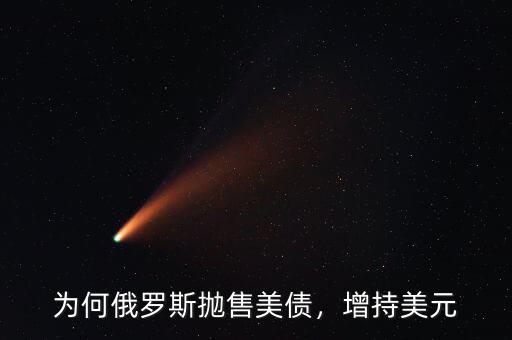 為何俄羅斯拋售美債，增持美元
