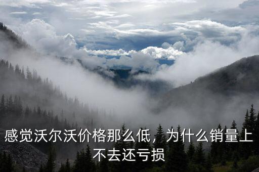 感覺沃爾沃價格那么低，為什么銷量上不去還虧損