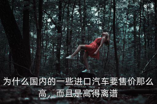 為什么國內的一些進口汽車要售價那么高，而且是高得離譜