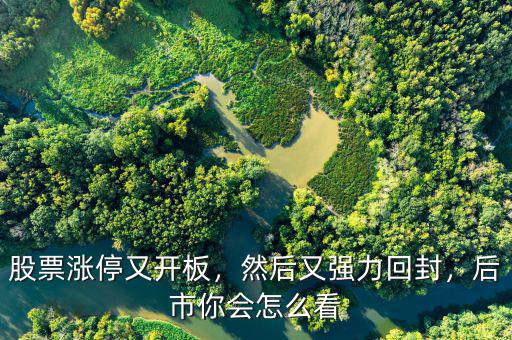 股票漲停又開板，然后又強(qiáng)力回封，后市你會(huì)怎么看