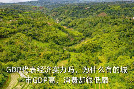 GDP代表經(jīng)濟(jì)實(shí)力嗎，為什么有的城市GDP高，消費(fèi)卻很低靡