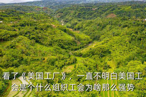 看了《美國工廠》，一直不明白美國工會是個什么組織工會為啥那么強勢