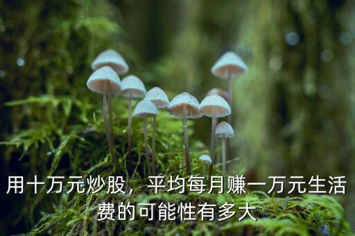 用十萬元炒股，平均每月賺一萬元生活費的可能性有多大
