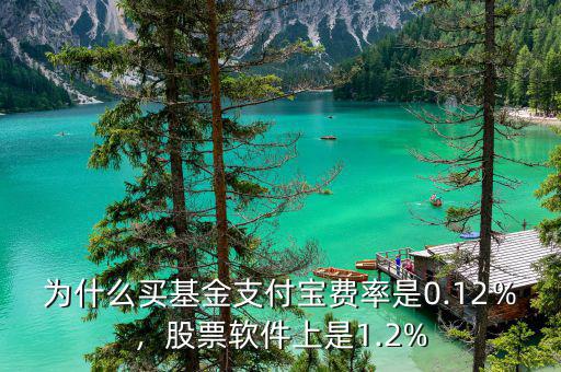 為什么買基金支付寶費率是0.12％，股票軟件上是1.2%