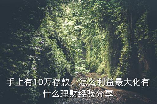手上有10萬(wàn)存款，怎么利益最大化有什么理財(cái)經(jīng)驗(yàn)分享