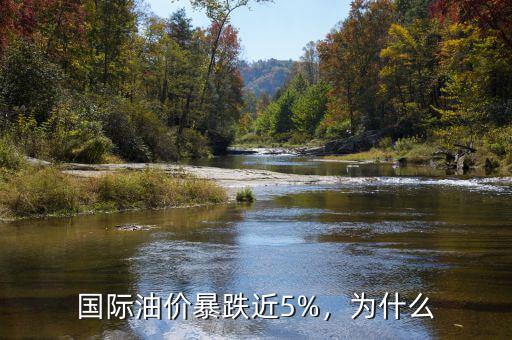 國際油價暴跌近5%，為什么