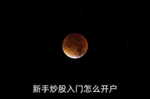 怎么開(kāi)戶炒股,新手炒股入門(mén)怎么開(kāi)戶