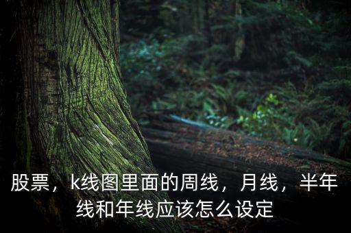 股票，k線圖里面的周線，月線，半年線和年線應(yīng)該怎么設(shè)定